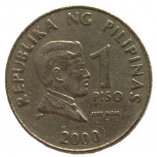 ФИЛИППИНЫ 1 песо 2000 (KM# 269) Хосе Рисаль