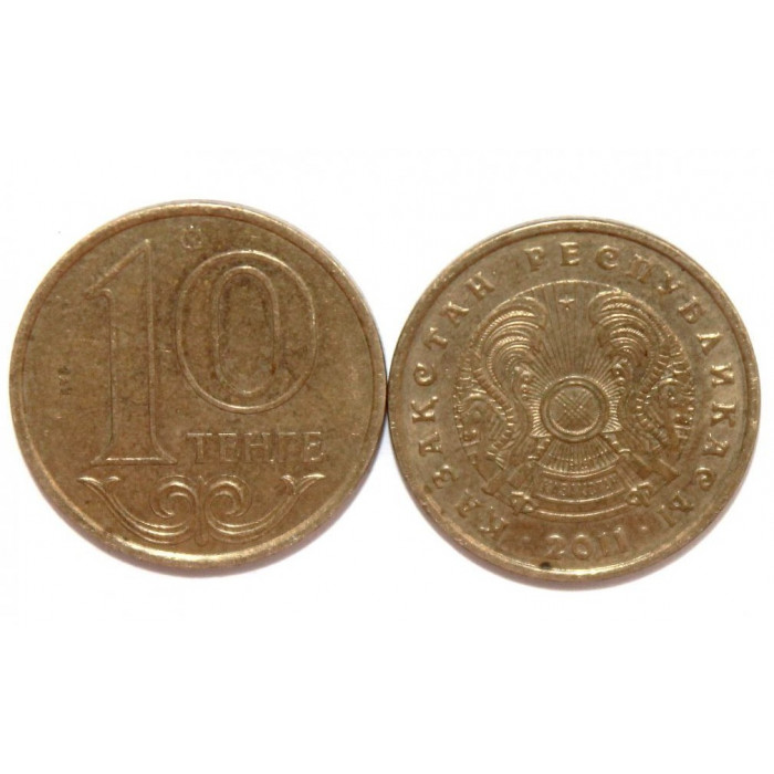 КАЗАХСТАН 10 тенге 2011 (KM# 25)