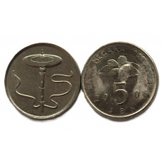 МАЛАЙЗИЯ 5 сен 2006 (KM# 50). Топ со шнурком