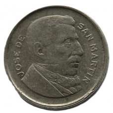 АРГЕНТИНА 20 сентаво 1955 (KM# 52). Хосе де Сан Мартин