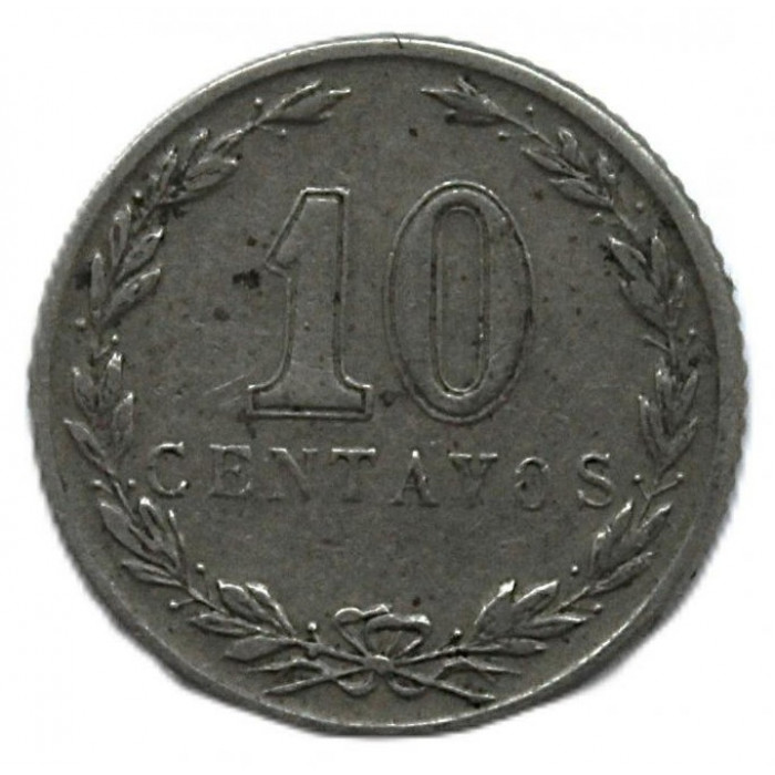 АРГЕНТИНА 10 сентаво 1937 (KM# 35)