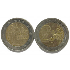 ГЕРМАНИЯ 2 евро 2010 (A) «Бремен». Городская ратуша и Роланд