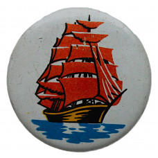 СССР детский нагрудный знак «АЛЫЕ ПАРУСА»