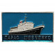 СССР нагрудный знак «ТАРАС ШЕВЧЕНКО». Круизный лайнер Черноморского морского пароходства. Проект 301