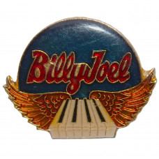 США нагрудный знак «BILLY JOEL». Билли Джоэл. Американский автор-исполнитель песен и пианист