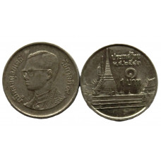 ТАИЛАНД 1 бат 2000 (Y# 183) Рама IX. Храм «Изумрудного Будды»