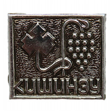 СССР (Молдавия) нагрудный знак «КИШИНЕВ». Гроздь винограда