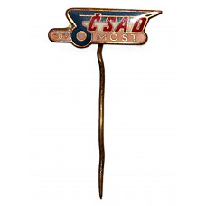 ЧЕХОСЛОВАКИЯ нагрудный знак на игле «ČSAD». 409 most. Национальные автобусные и грузовые перевозки