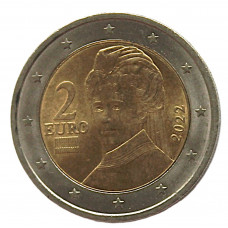 АВСТРИЯ 2 евро 2022 UNC. «Годовик». Берта фон Зуттнер