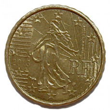 ФРАНЦИЯ 10 евроцентов 2013. Девушка-сеятель