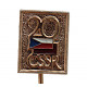 ЧЕХОСЛОВАКИЯ знак на игле «CSSR». 20 лет Обществу советско-чехословацкой дружбы