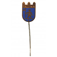 СССР (Эстония) знак на игле «TALLINN». Старый Томас - Флюгер со шпиля городской ратуши