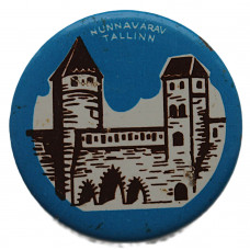 СССР нагрудный знак «TALLINN. Nunnavarav». Таллин. Ворота Нунна с башнями