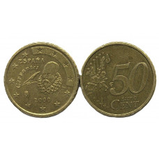 ИСПАНИЯ 50 евроцентов 2000. Мигель де Сервантес