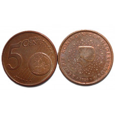 НИДЕРЛАНДЫ 5 евроцентов 2000. Королева Беатрикс