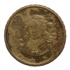 ИТАЛИЯ 10 евроцентов 2002. «Рождение Венеры»