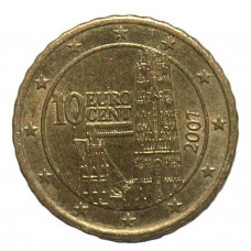 АВСТРИЯ 10 евроцентов 2007. Собор Святого Стефана в Вене