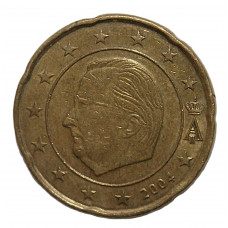 БЕЛЬГИЯ 20 евроцентов 2004. Король Альберт II.