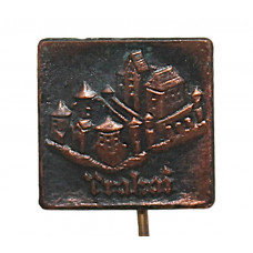 СССР (Литва) знак на игле «TRAKAI». Тракай. Тракайский замок