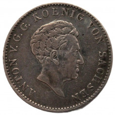 САКСОНИЯ 1 талер 1829 Антон
