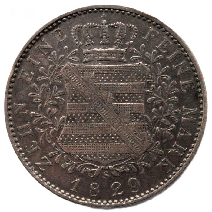 САКСОНИЯ 1 талер 1829 Антон