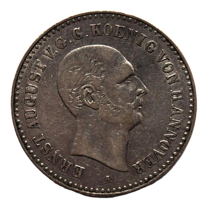 ГАННОВЕР 1 талер 1841 Эрнст Август