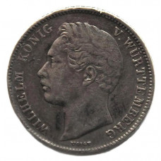 ВЮРТЕМБЕРГ 1/2 гульдена 1840. Вильгельм