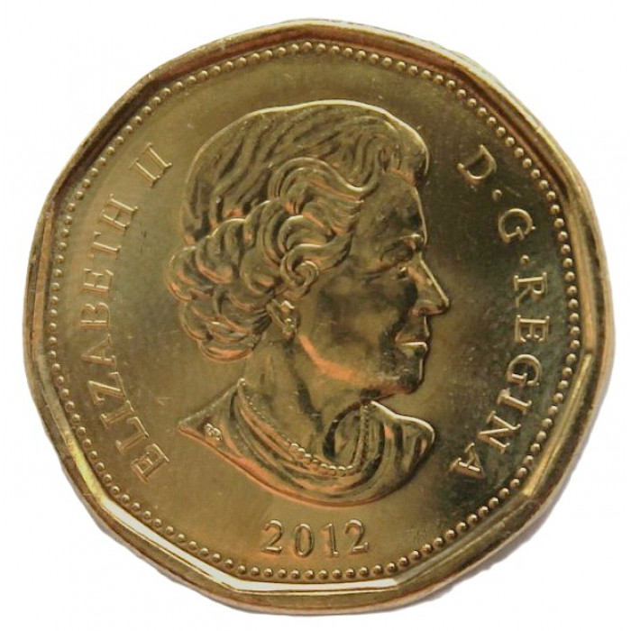 КАНАДА 1 доллар 2012 UNC. XXX летние Олимпийские игры в Лондоне