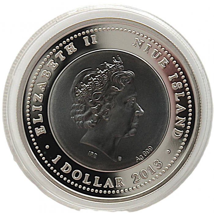 НИУЭ 1 доллар 2013. Ag. «250 лет Сузунскому монетному двору. 1763-2013»