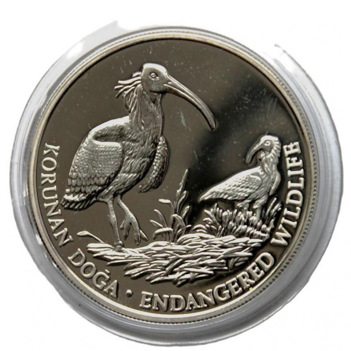 ТУРЦИЯ 50000 лир 1994. Ag. «Фауна Турции». Лысый ибис