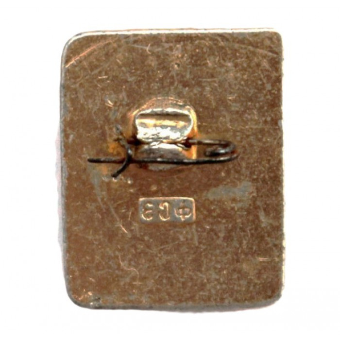 СССР нагрудный знак "1 РАЗРЯД". Плавание (ФСЗ, накладной) 1961-1967 гг.