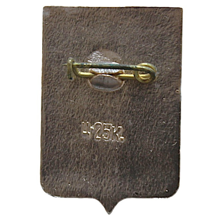 СССР нагрудный знак "Старая Русса" (Гербы городов СССР)