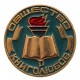СССР нагрудный знак "Общество книголюбов" (малахитовый) Неврученка. Всесоюзное добровольное общество любителей книги