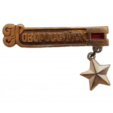 СССР нагрудный знак "Новороссийск". Город-герой