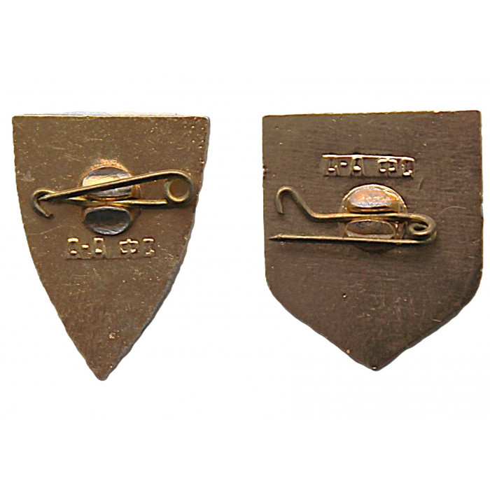 СССР 1970 пара нагрудных знаков "Усть-Каменогорск". 250 лет основания города (комплект) Казахстан