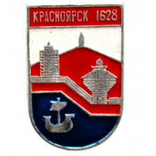 СССР 1978 нагрудный знак "Красноярск". 350 лет со дня основания города