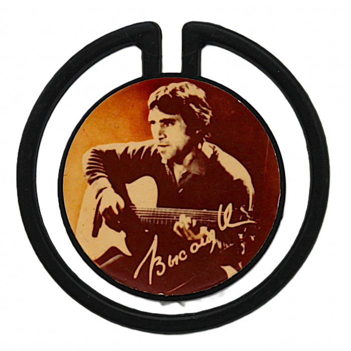 СССР знак "Владимир Высоцкий". Кооперативный перестроечный на лацкан пиджака/куртки