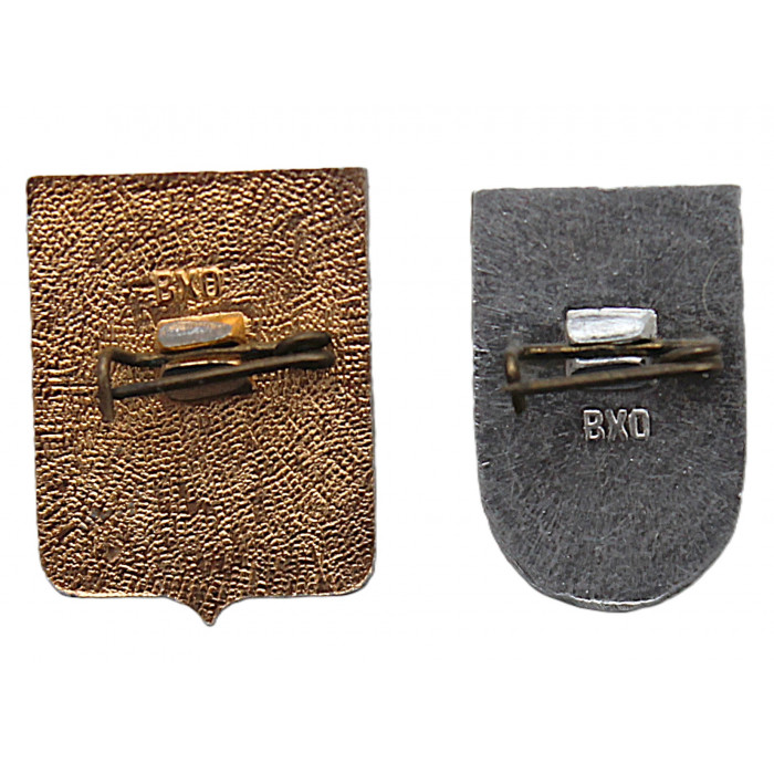 СССР пара нагрудных знаков "Норильск" (комплект)