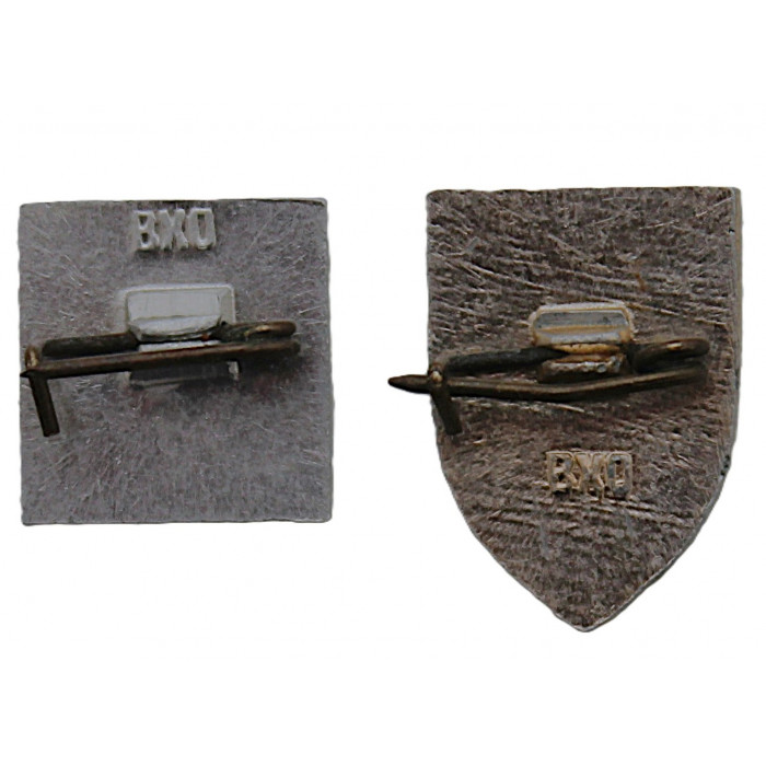 СССР пара нагрудных знаков "Норильск" (комплект)