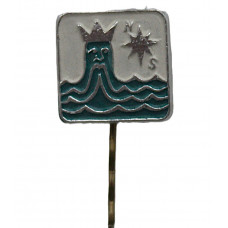 СССР нагрудный знак на игле "День Нептуна". Церемония пересечения экватора