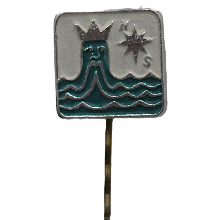 СССР нагрудный знак на игле "День Нептуна". Церемония пересечения экватора