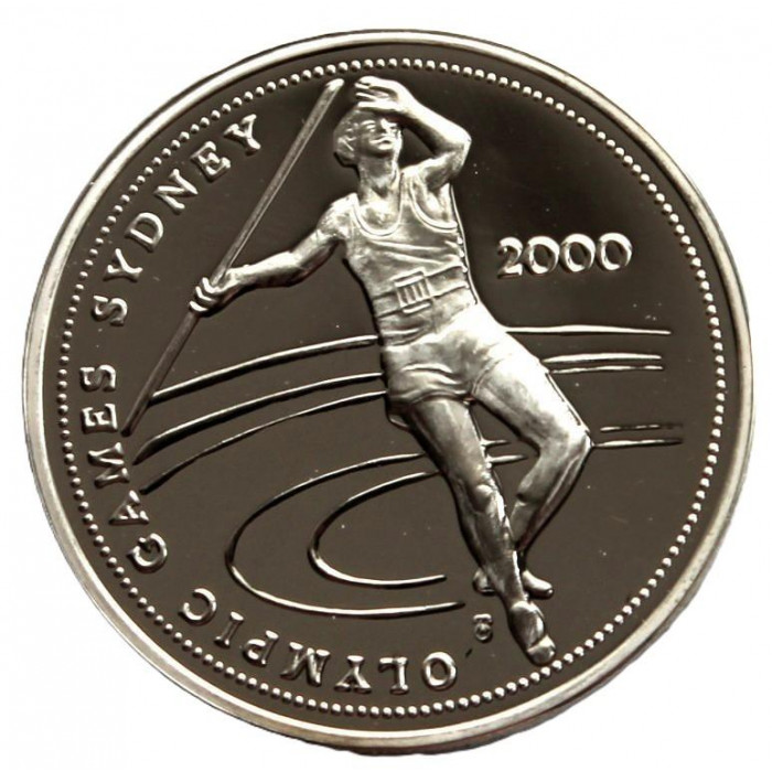 ТУРЦИЯ 10000000 лир 2001 «XXVII летние Олимпийские игры в Сиднее». Ag. Метание копья