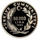 ТУРЦИЯ 50000 лир 1995. «XXVI летние Олимпийские игры в Атланте». Ag. Борьба