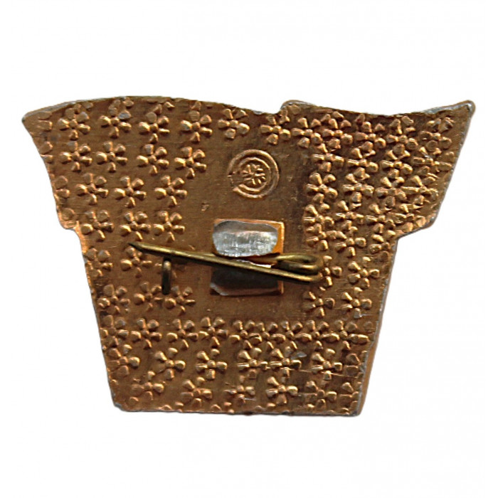 СССР 1980 знак "Делегату XXXI районной партийной конференции". Новосибирск. Первомайский район