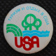СССР 1973-74 знак "Туризм и отдых в США". Выставка в Москве, Уфе, Иркутске