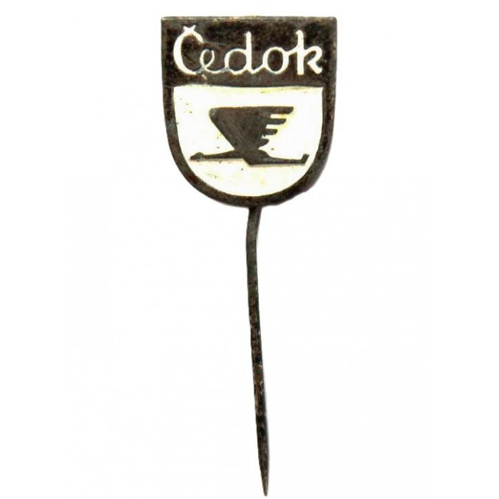 Чехословакия. Знак на игле «CEDOK». Интурист (1970-е) Турагентство "Чедок" в Праге