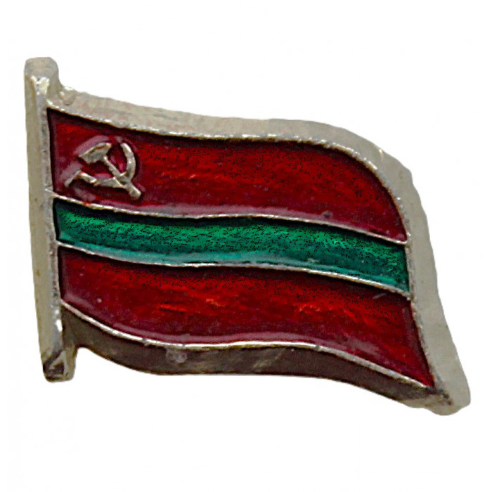 СССР нагрудный знак "Молдавская ССР". Флаг республики 