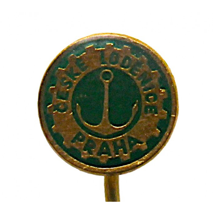 ЧЕХОСЛОВАКИЯ знак на игле "Praha". Ceske lodenice. Чешская судоверфь в Праге
