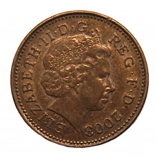 ВЕЛИКОБРИТАНИЯ 1 пенни 2003 (KM# 986) Елизавета II