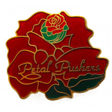 США волонтерский знак "Petal Pushers". Фестиваль цветов "Парад роз" в Пасадине